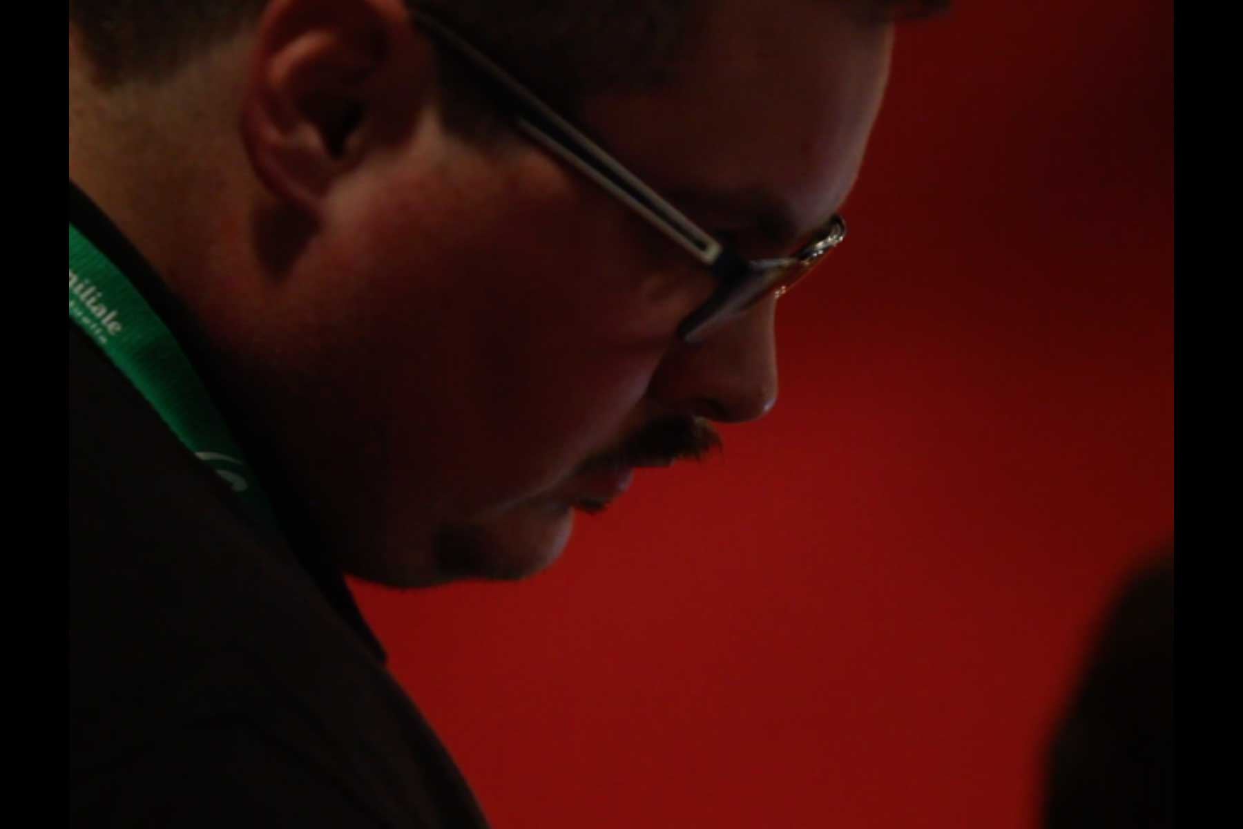 Der Gewerkschafter Tenessee Garcia auf dem 51. Kongress der CGT  Fotografie von Heiko Schäfer