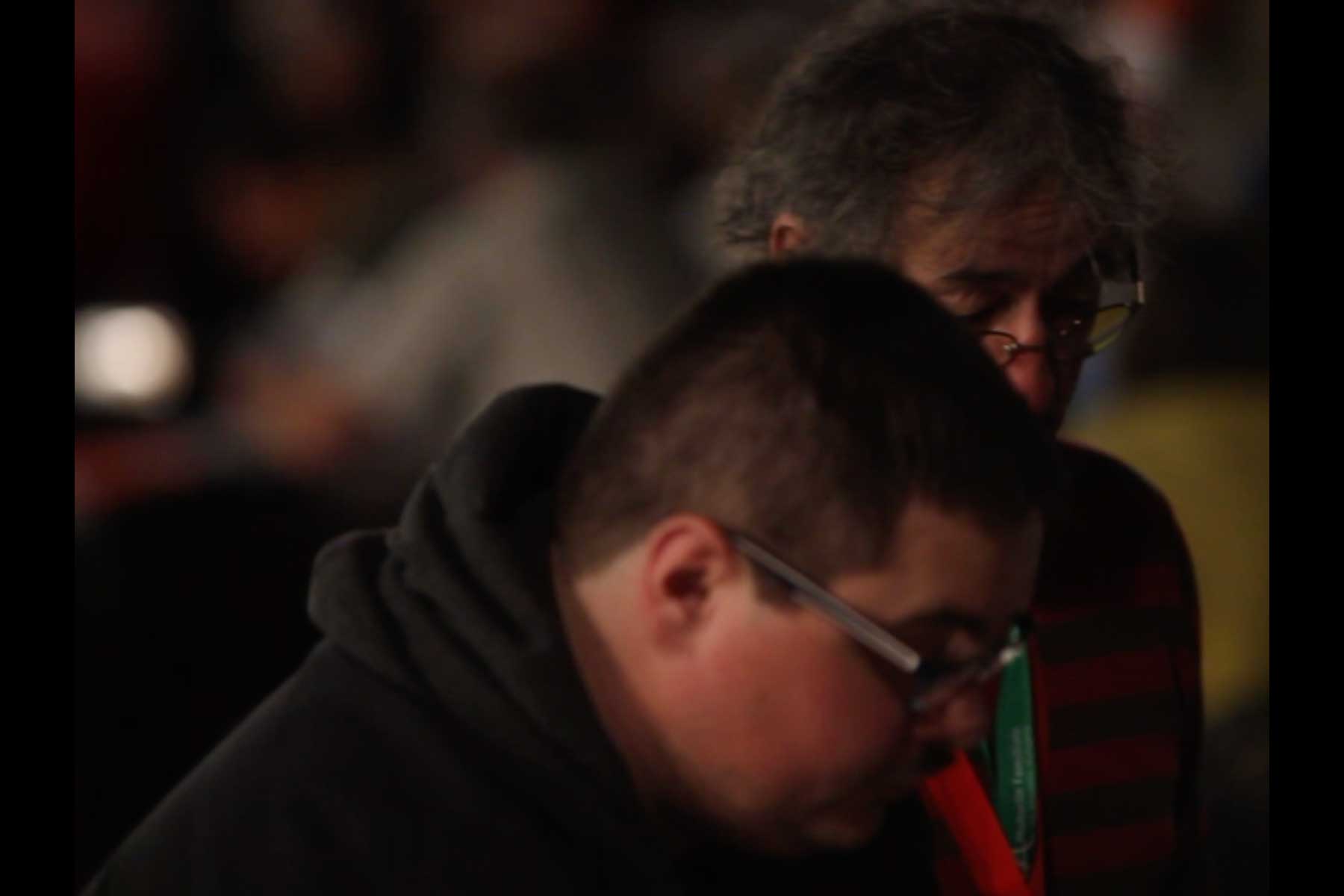 Zwei Gewerkschafter auf dem Kongress der CGT  Fotografie von Heiko Schäfer