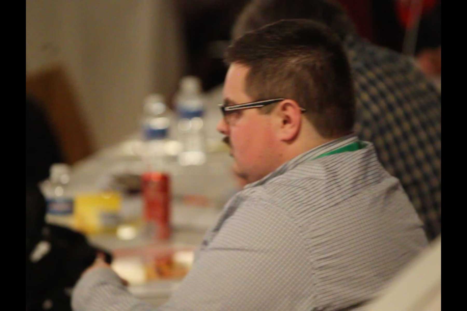 Der Gewerkschafter Tenessee Garcia auf dem 51. Kongress der CGT  Fotografie von Heiko Schäfer