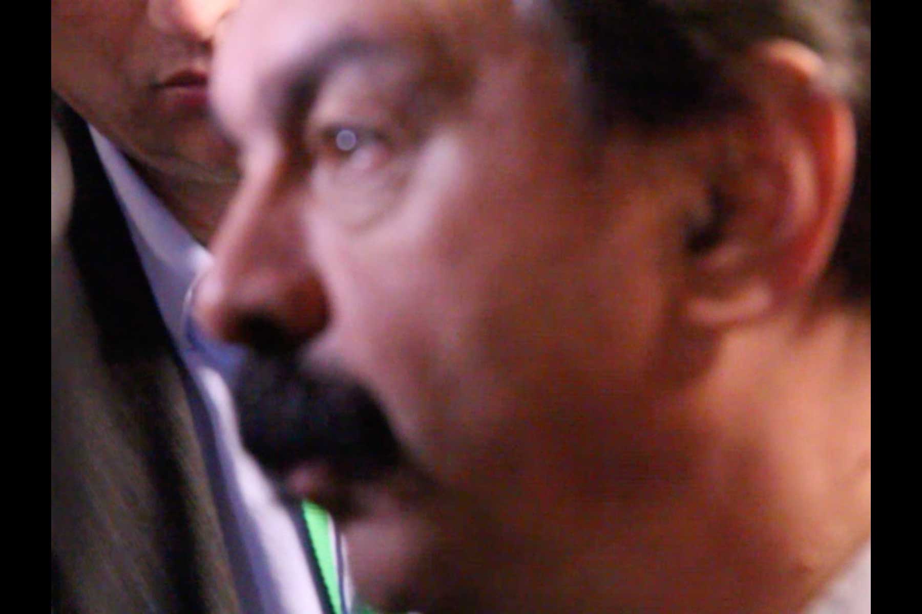 Eine Pressekonferenz mit dem Generalsekretär der CGT Philippe Martinez  Fotografie von Heiko Schäfer