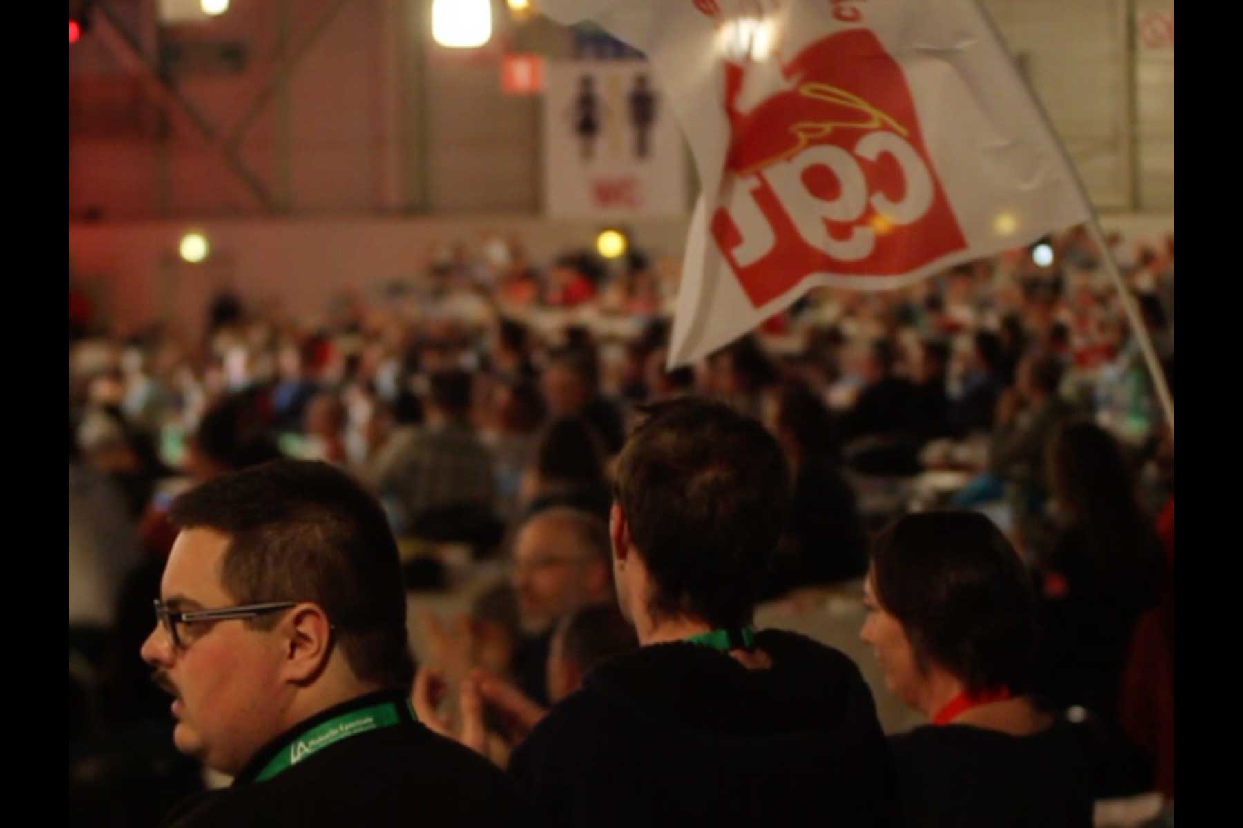 Der Gewerkschafter Tenessee Garcia auf dem 51. Kongress der CGT  Fotografie von Heiko Schäfer