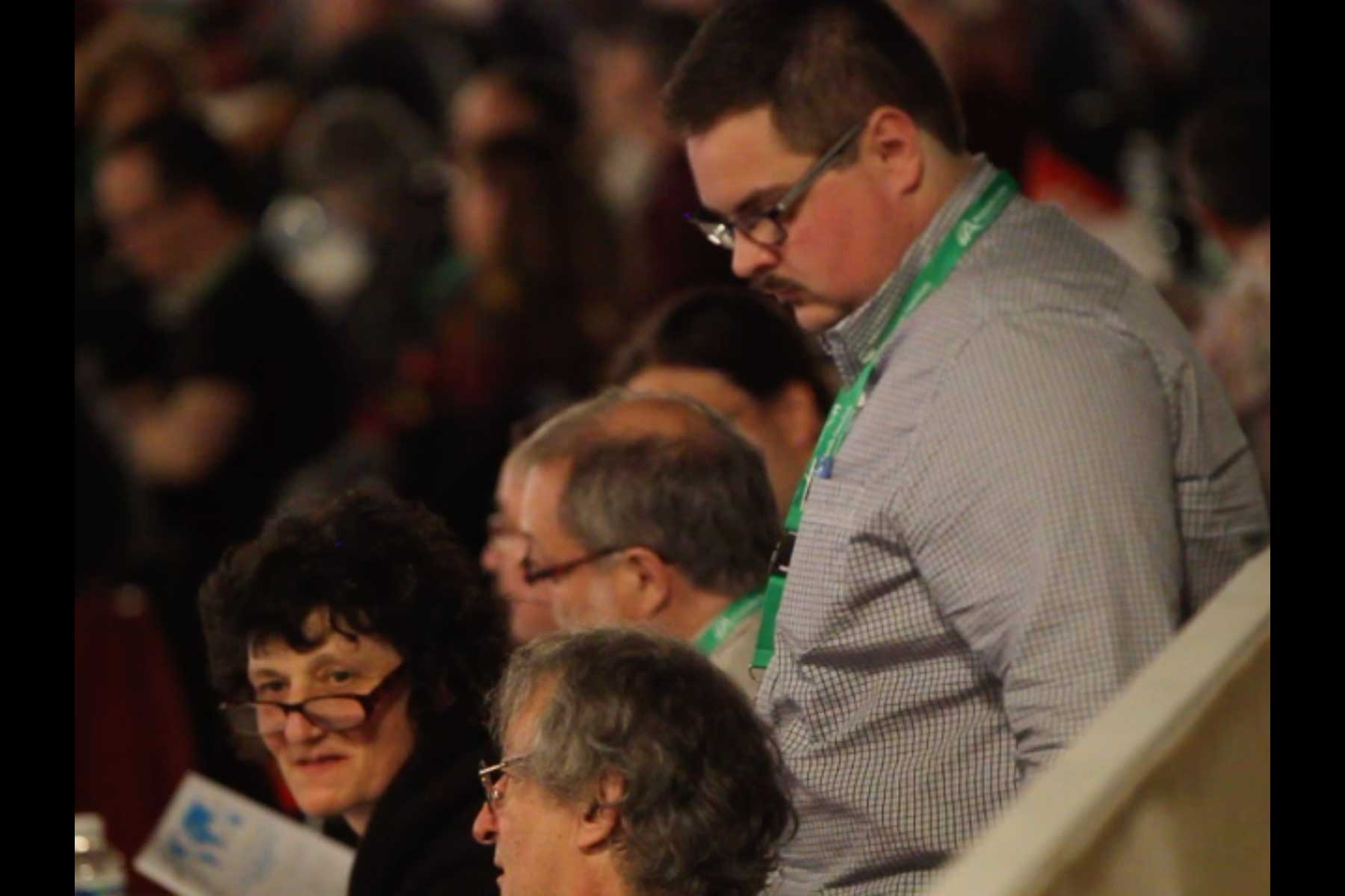 Der Gewerkschafter Tenessee Garcia auf dem 51. Kongress der CGT  Fotografie von Heiko Schäfer