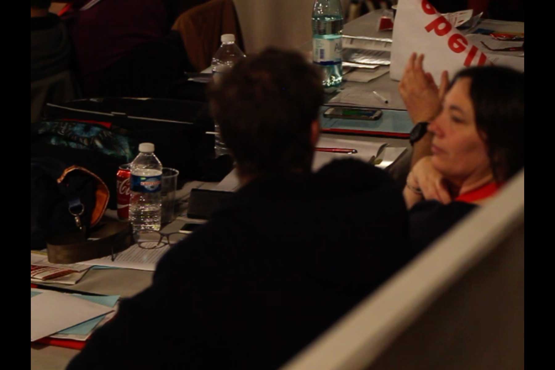 Der Gewerkschafter Emmanuel Roux auf dem 51. Kongress der CGT  Fotografie von Heiko Schäfer