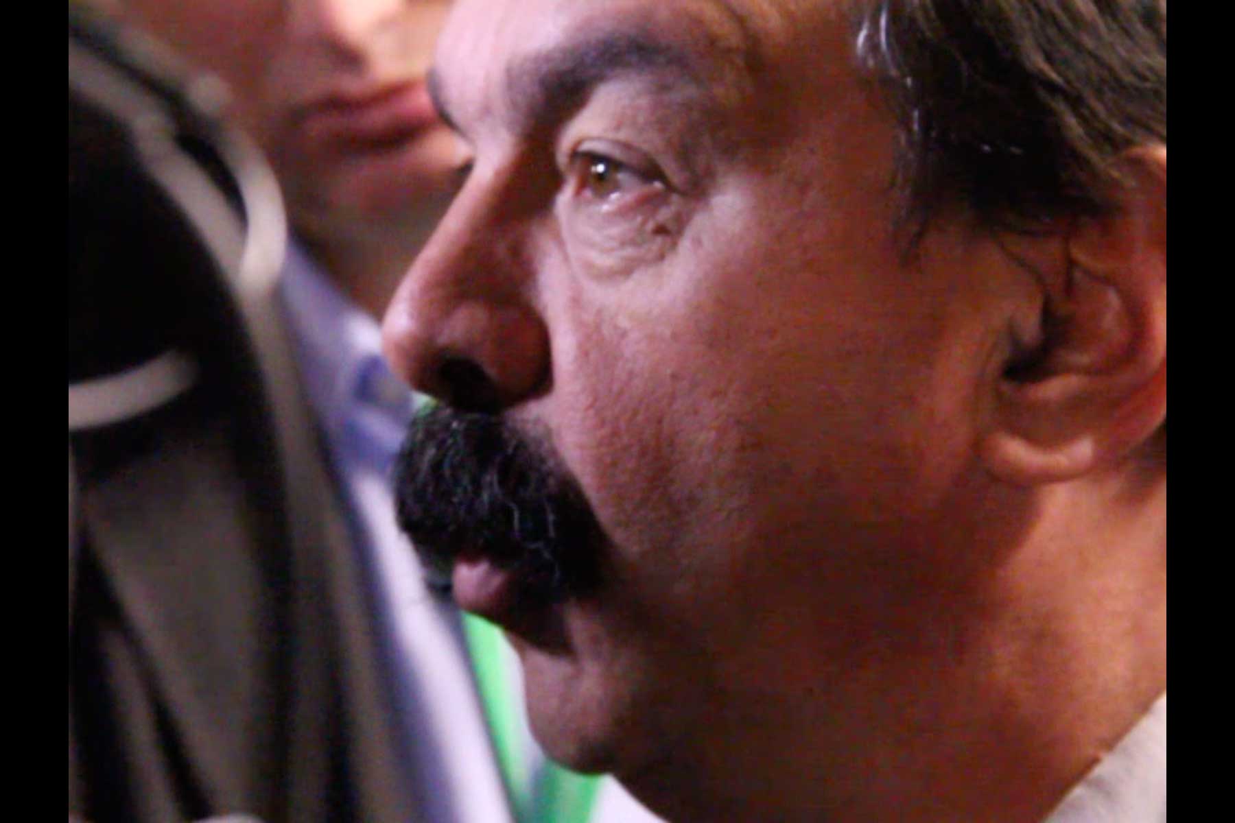 Eine Pressekonferenz mit dem Generalsekretär der CGT Philippe Martinez  Fotografie von Heiko Schäfer