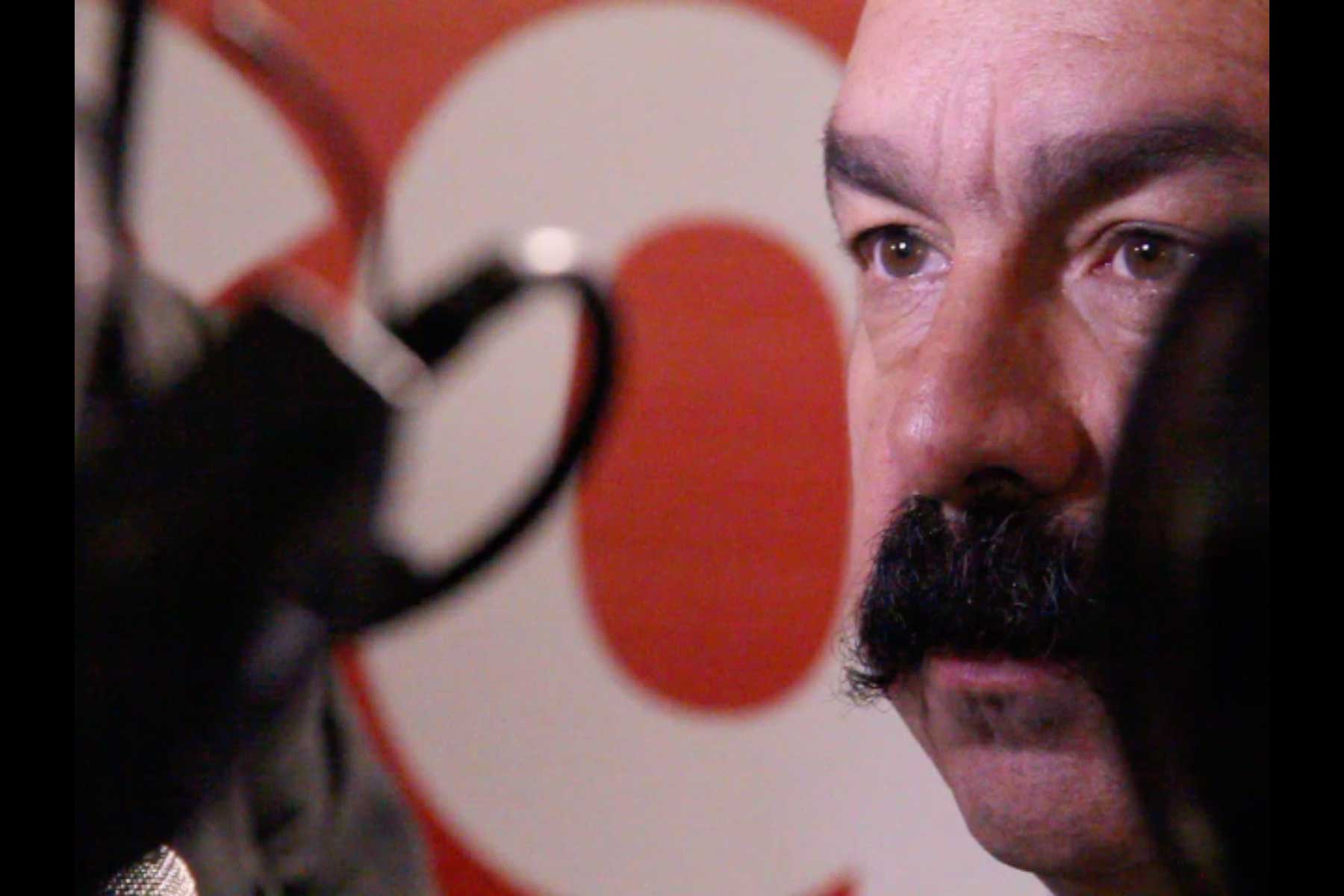 Eine Pressekonferenz mit dem Generalsekretär der CGT Philippe Martinez  Fotografie von Heiko Schäfer