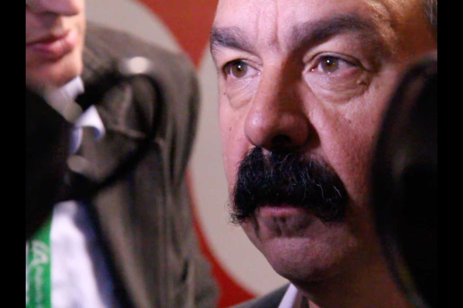 Eine Pressekonferenz mit dem Generalsekretär der CGT Philippe Martinez  Fotografie von Heiko Schäfer