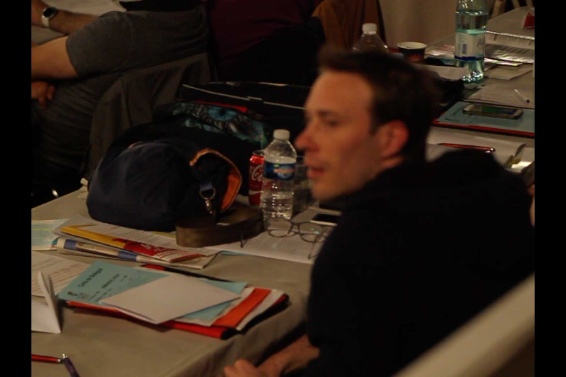 Der Gewerkschafter Emmanuel Roux auf dem 51. Kongress der CGT  Fotografie von Heiko Schäfer