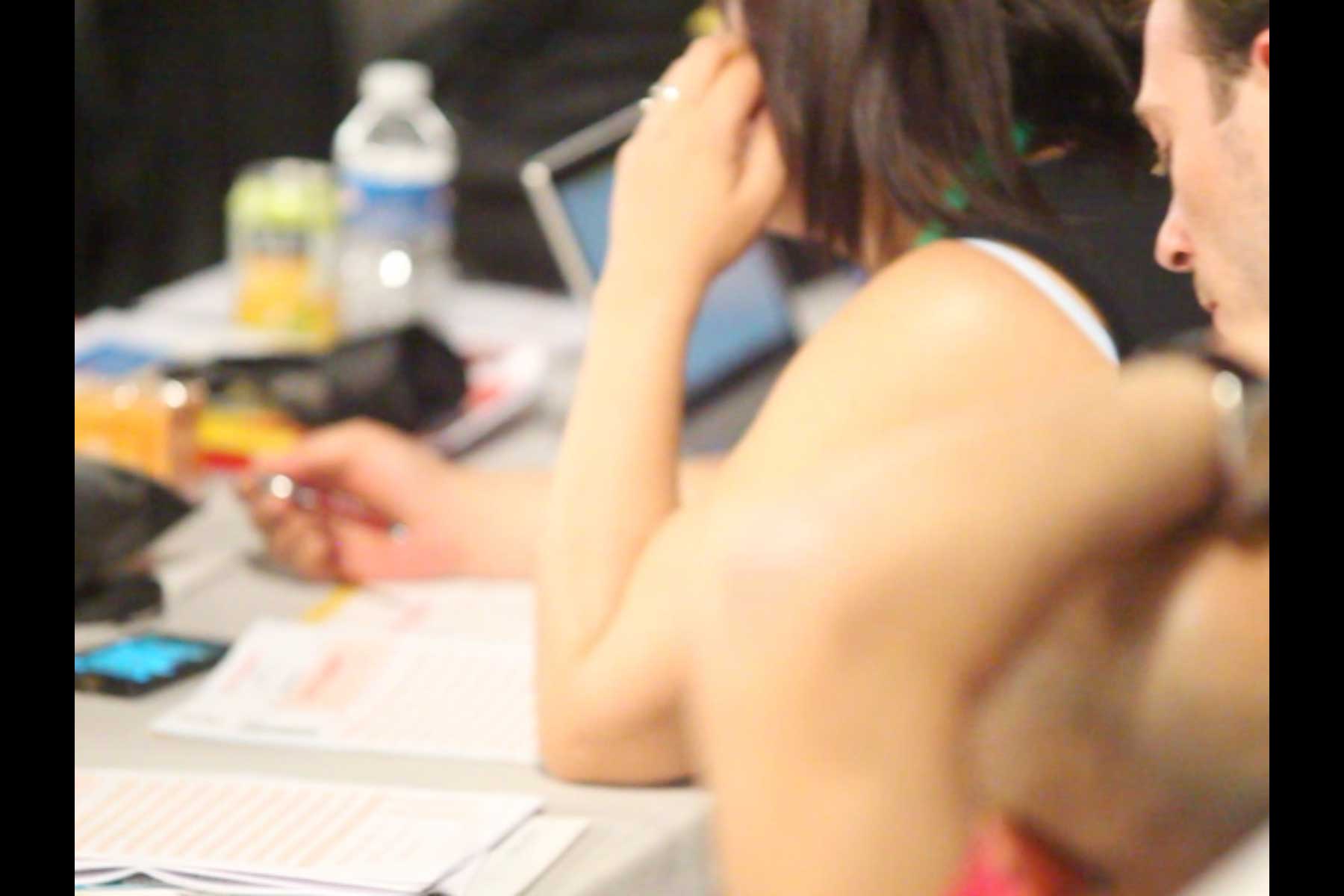 Der Gewerkschafter Emmanuel Roux auf seinem Platz auf dem 51. Kongress der CGT  Fotografie von Heiko Schäfer