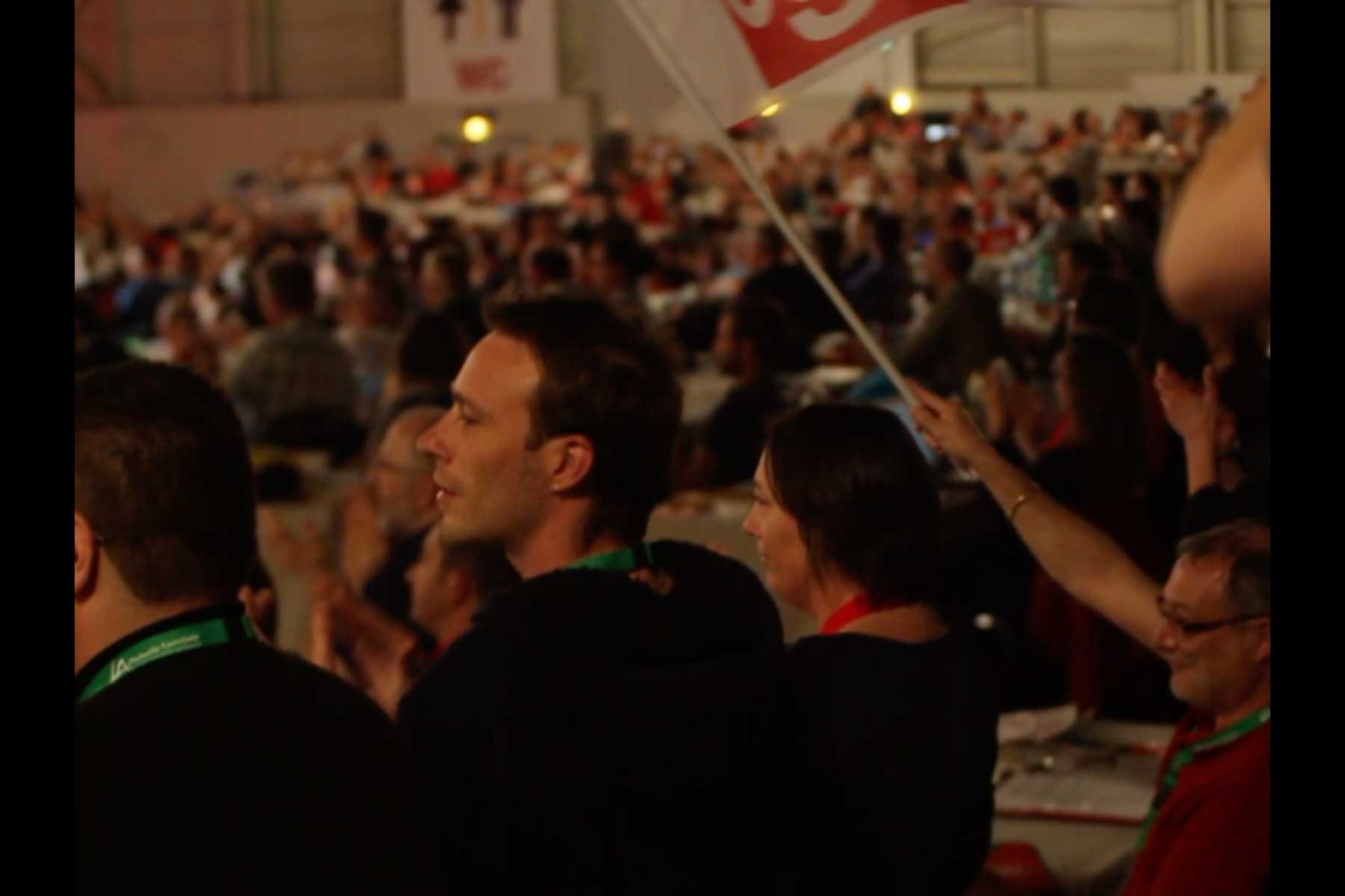 Der Gewerkschafter Emmanuel Roux auf dem 51. Kongress der CGT  Fotografie von Heiko Schäfer