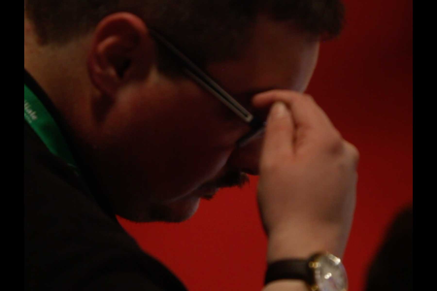 Der Gewerkschafter Tenessee Garcia auf dem 51. Kongress der CGT  Fotografie von Heiko Schäfer