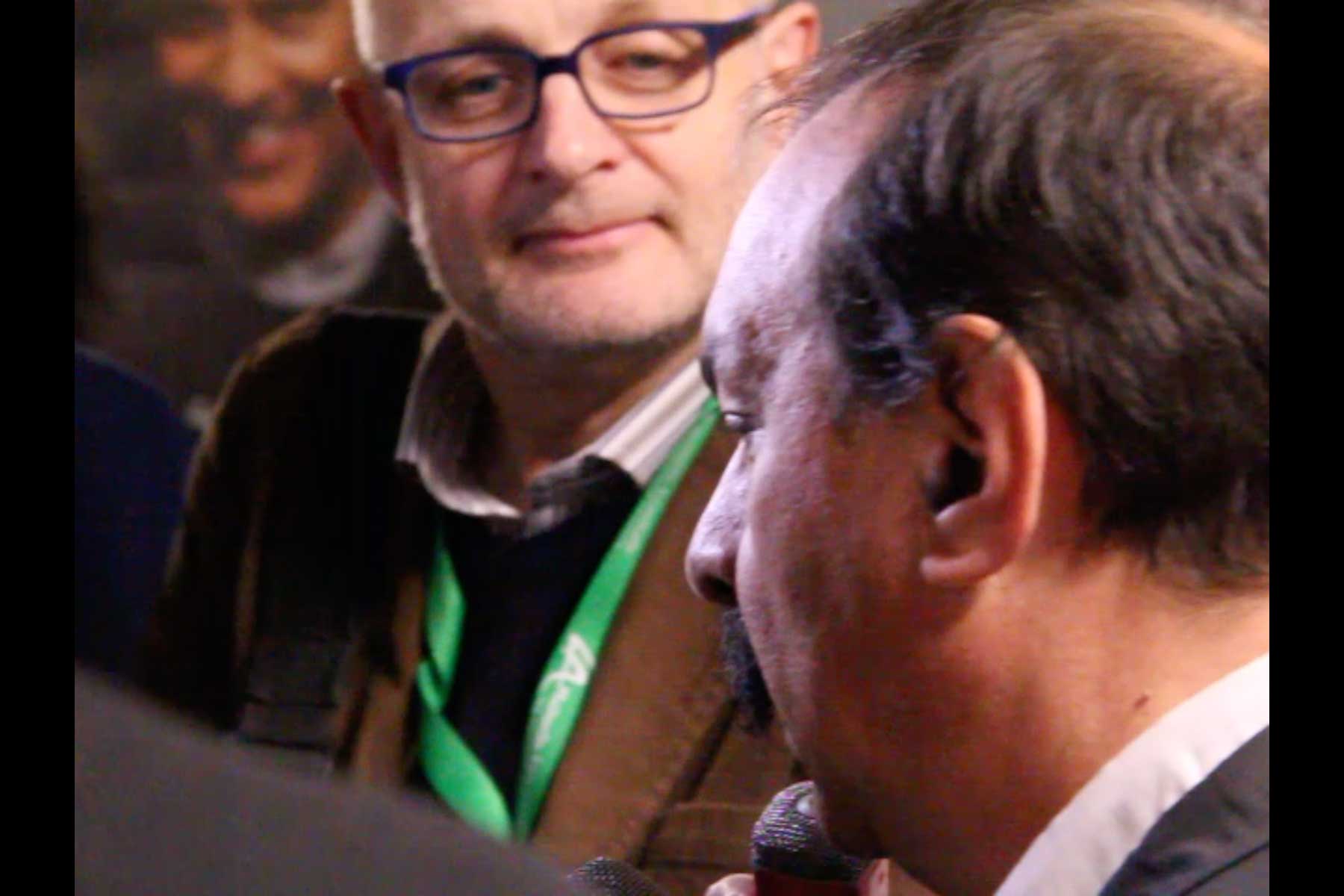 Eine Pressekonferenz mit dem Generalsekretär der CGT Philippe Martinez  Fotografie von Heiko Schäfer