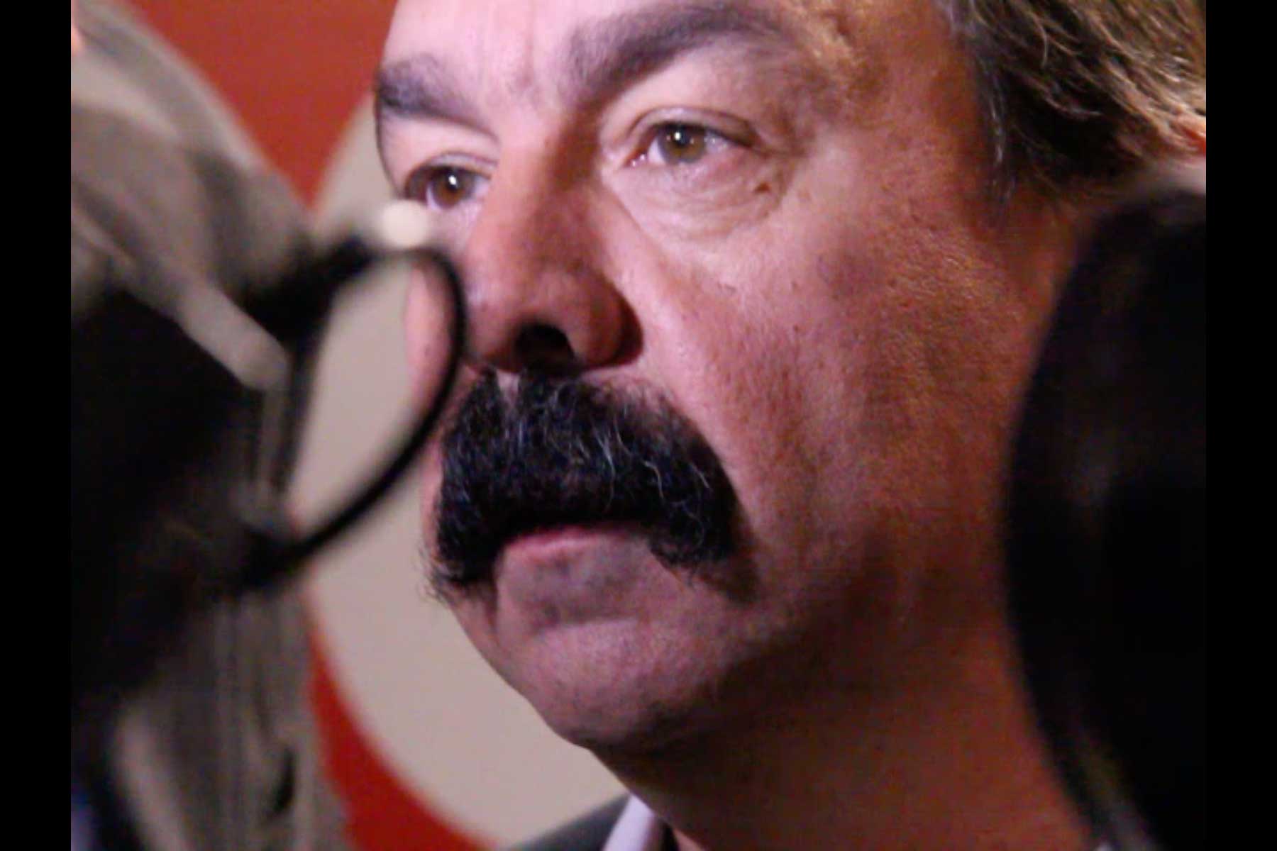 Eine Pressekonferenz mit dem Generalsekretär der CGT Philippe Martinez  Fotografie von Heiko Schäfer