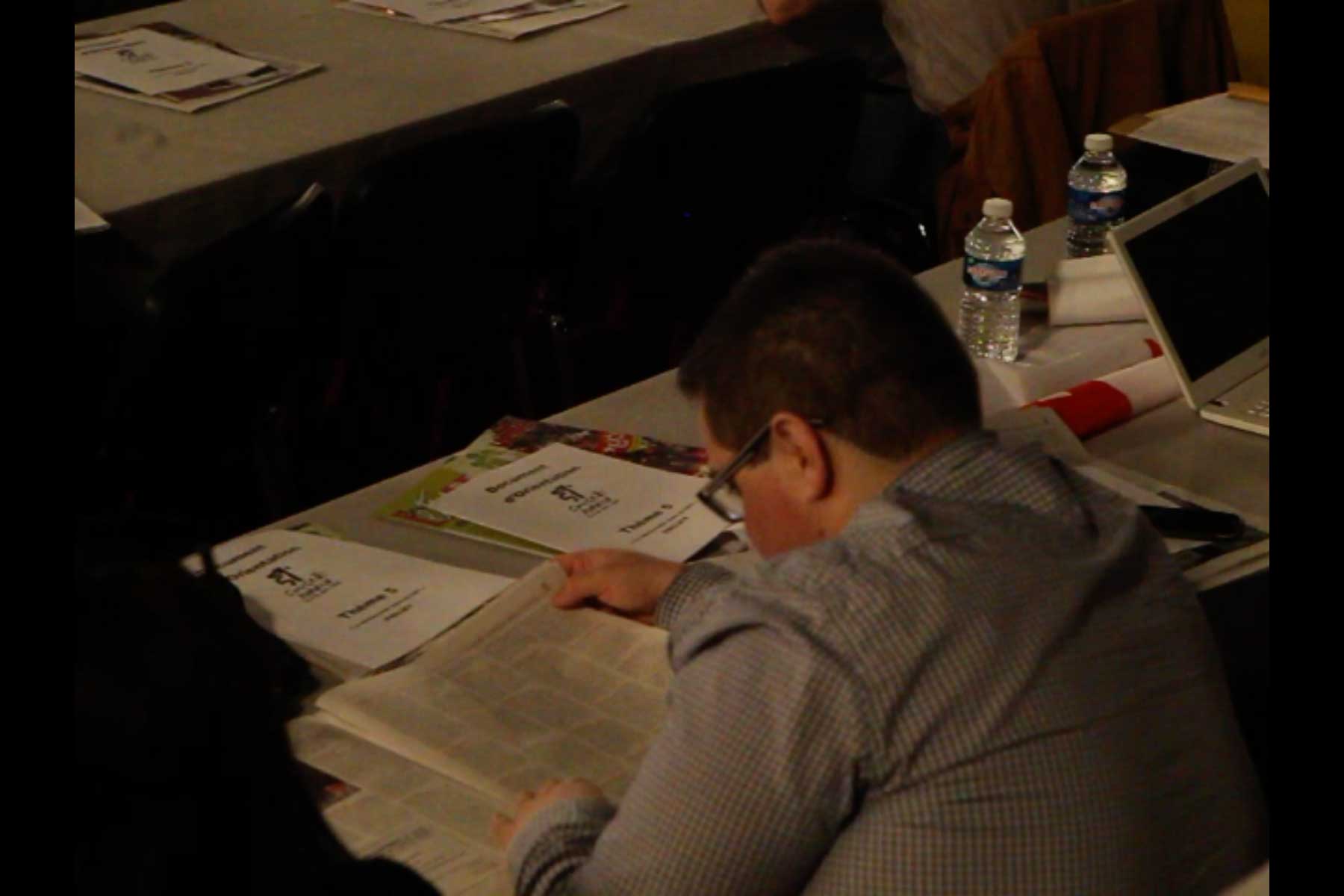 Der Gewerkschafter Tenessee Garcia auf dem 51. Kongress der CGT  Fotografie von Heiko Schäfer