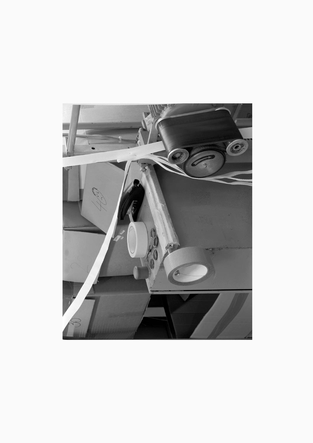 Nahaufnahme einer Textilmaschine in der Firma M. Batex  Fotografie von Heiko Schäfer